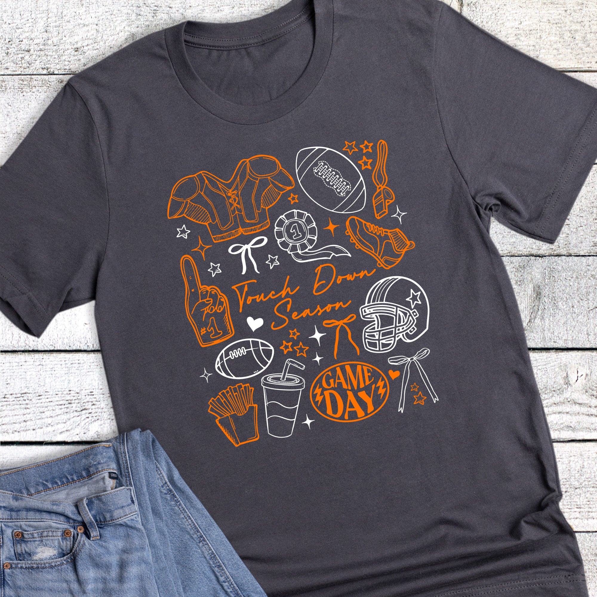 Custom Football Gameday Touchdown Season Collage