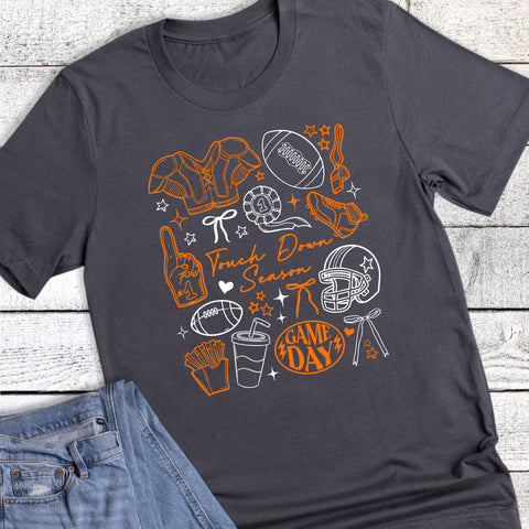 Custom Football Gameday Touchdown Season Collage