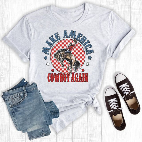 4th of July Make America Ash Graphic Tee