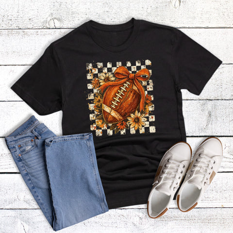 Boho Fall Floral Football