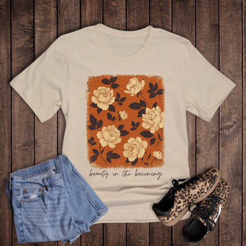 Boho Floral Beauty in the Becoming