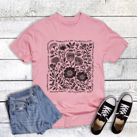 Boho Floral Faith Love