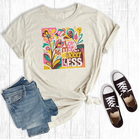 Boho Love More Worry Less