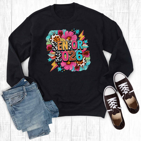Boho Senior 2026 Graphic Sweatshirt