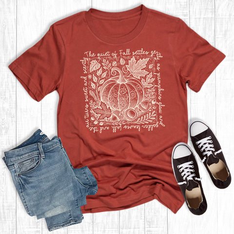 Boho The Quiet of Fall Pumpkins