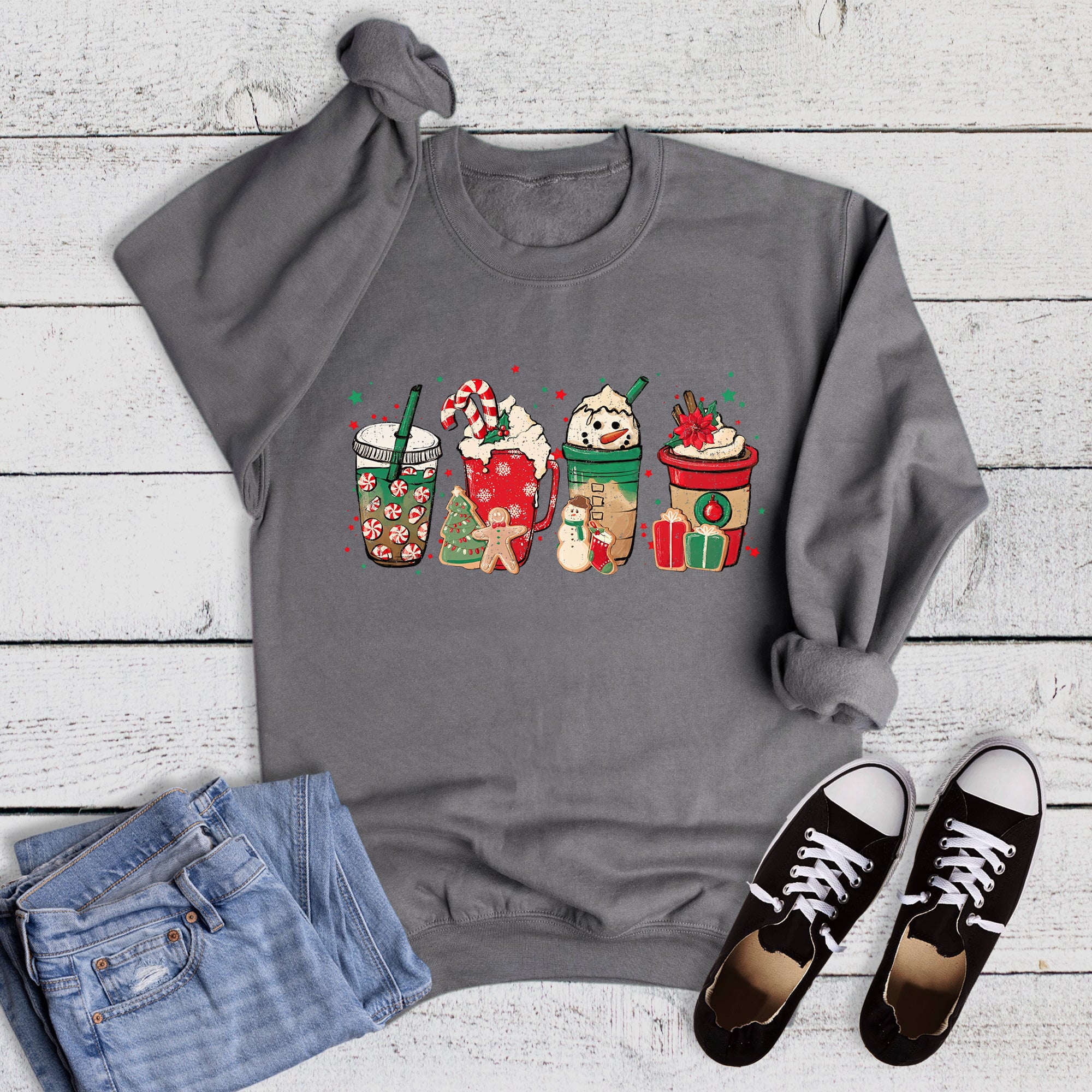 Christmas Coffee and Cookies Sweatshirt