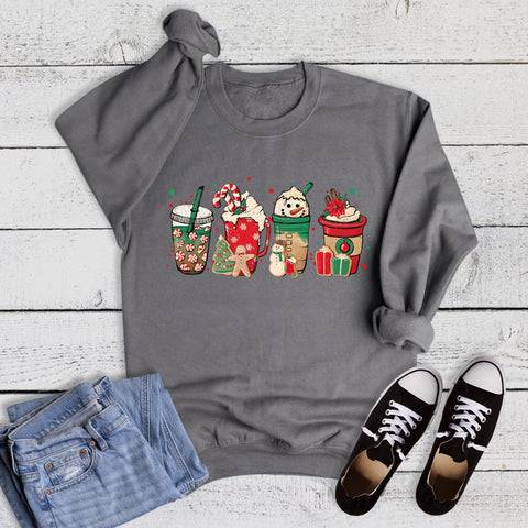 Christmas Coffee and Cookies Sweatshirt