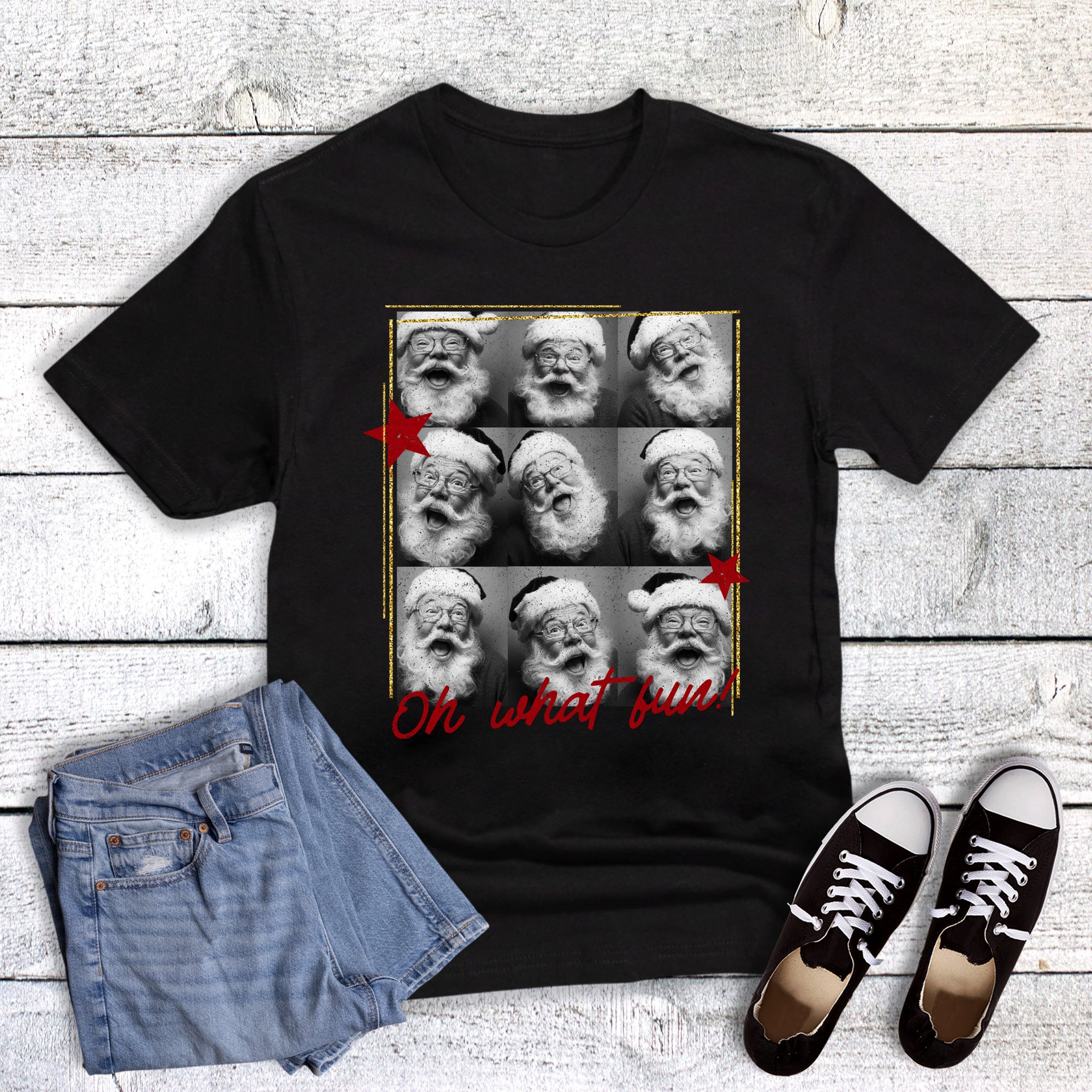 Christmas Oh What Fun Santa Pictures