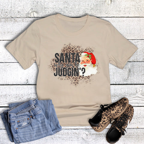 Christmas Santa Why You Judgin'