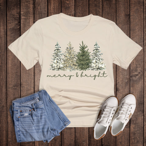 Christmas Trees Merry and Bright
