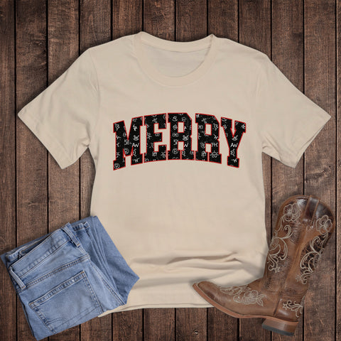 Christmas Western Branded Merry