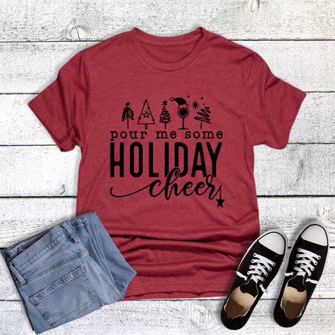 Christmas Wine Pour Me Some Cheer