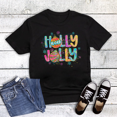 Colorful Christmas Holly Jolly