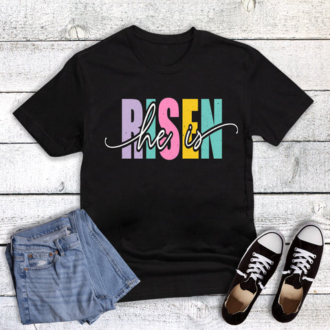 Colorful Easter He is Risen