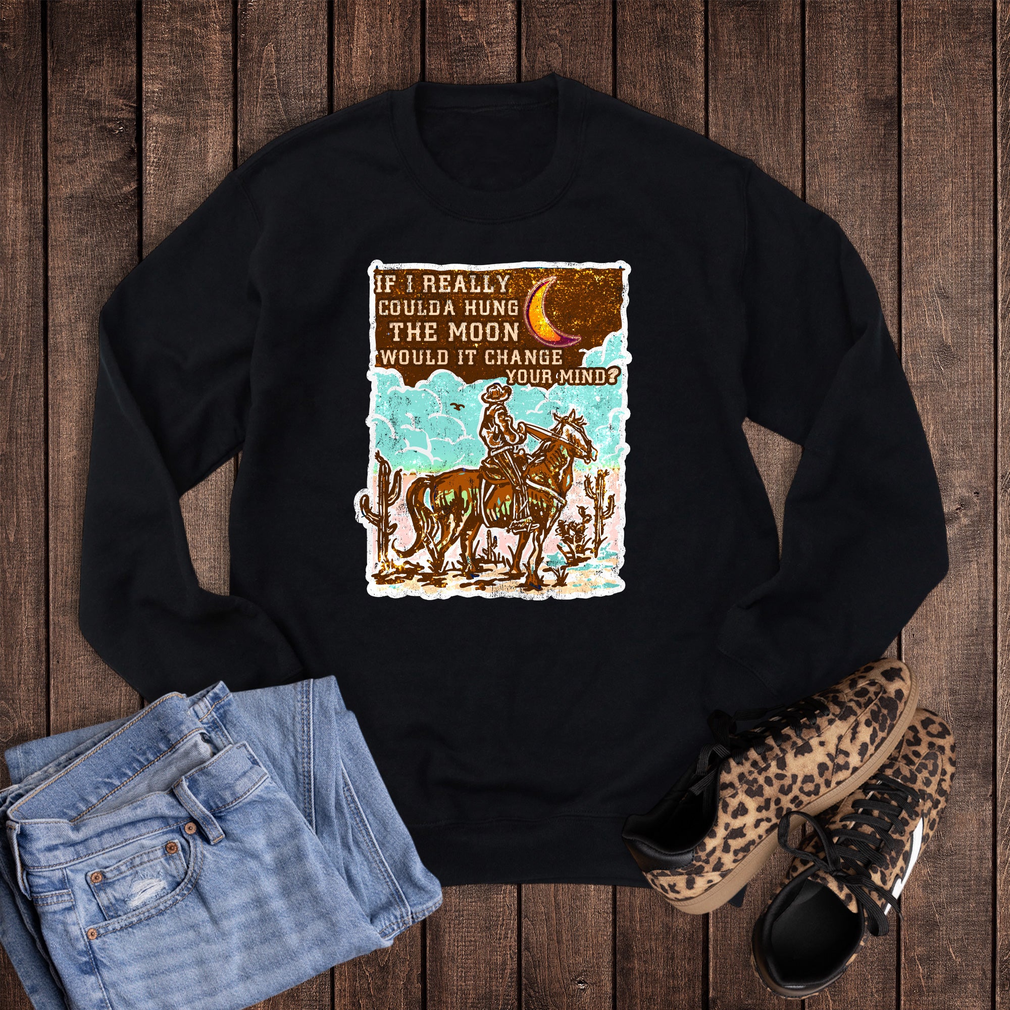 Coulda Hung the Moon Sweatshirt