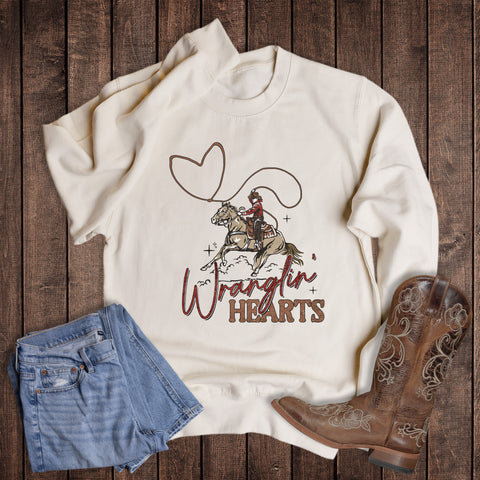 Cowboy Wranglin' Hearts Sweatshirt