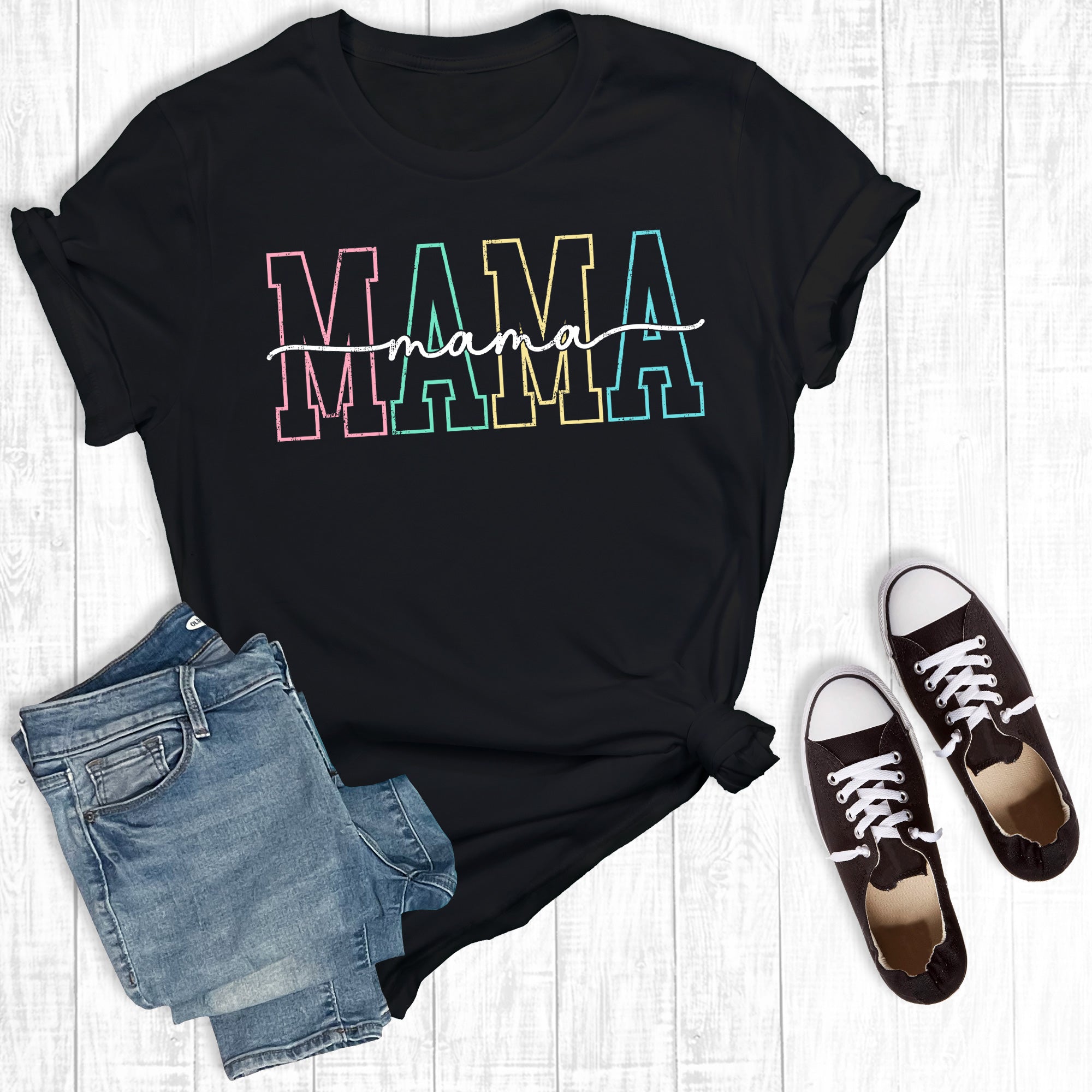 Retro Cute Pastel Mama Script