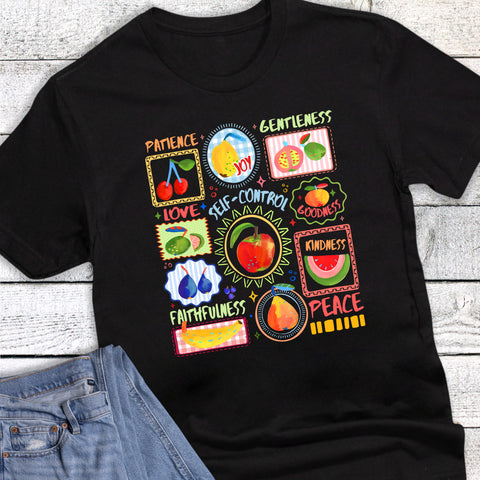 Faith Fruits Of The Spirit Colorful Stamps