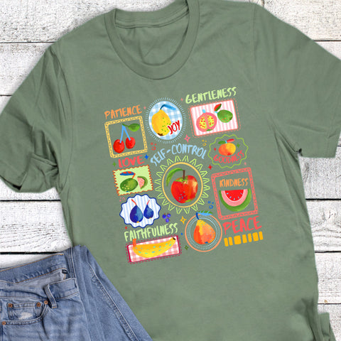 Faith Fruits Of The Spirit Colorful Stamps