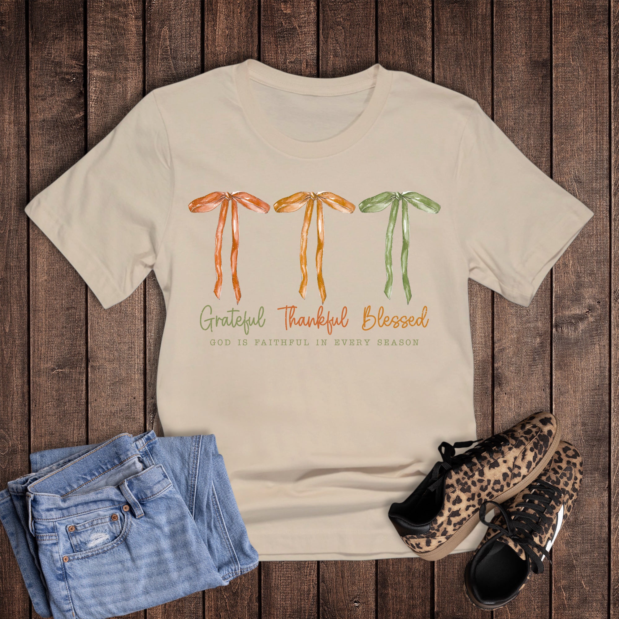 Faith Grateful Thankful Blessed in Every Season