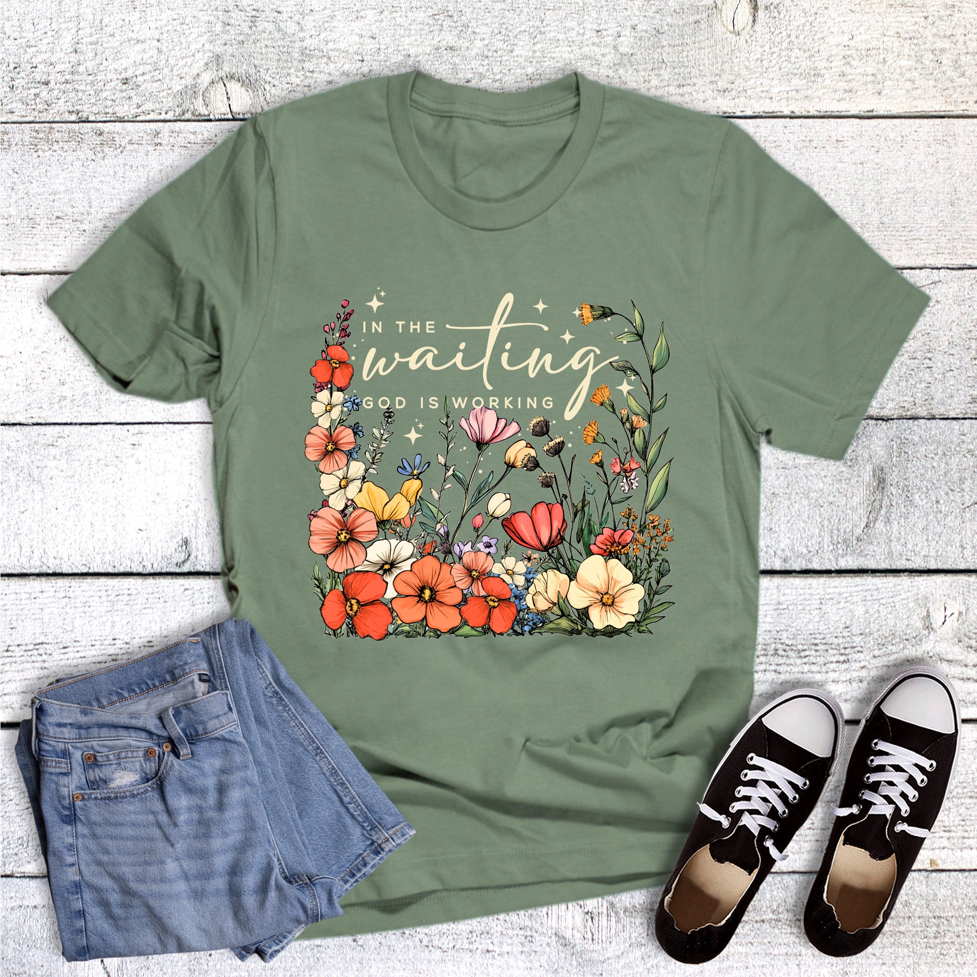 Faith Spring In The Waiting Graphic Tee