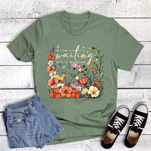 Faith Spring In The Waiting Graphic Tee