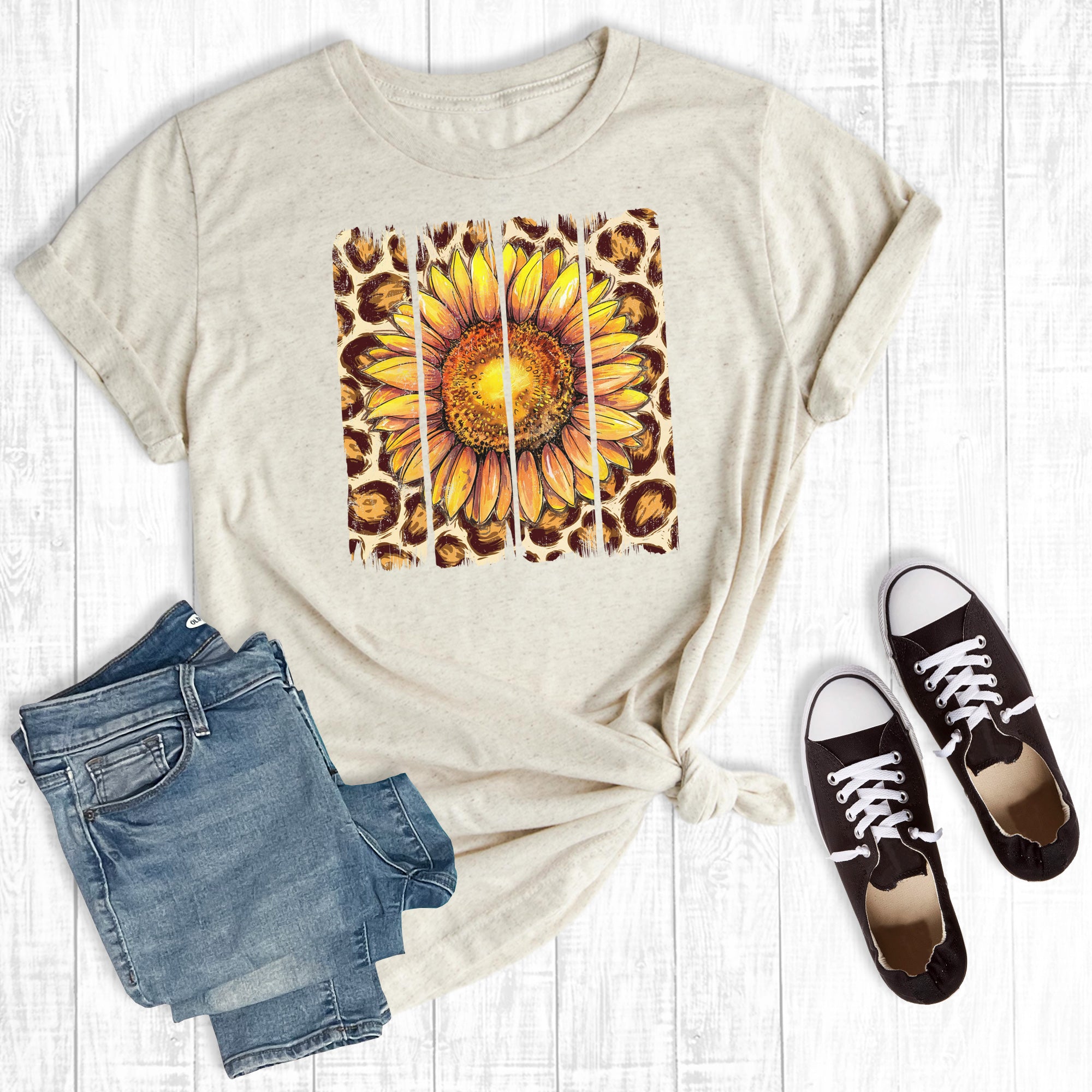 Fall Leopard Sunflower