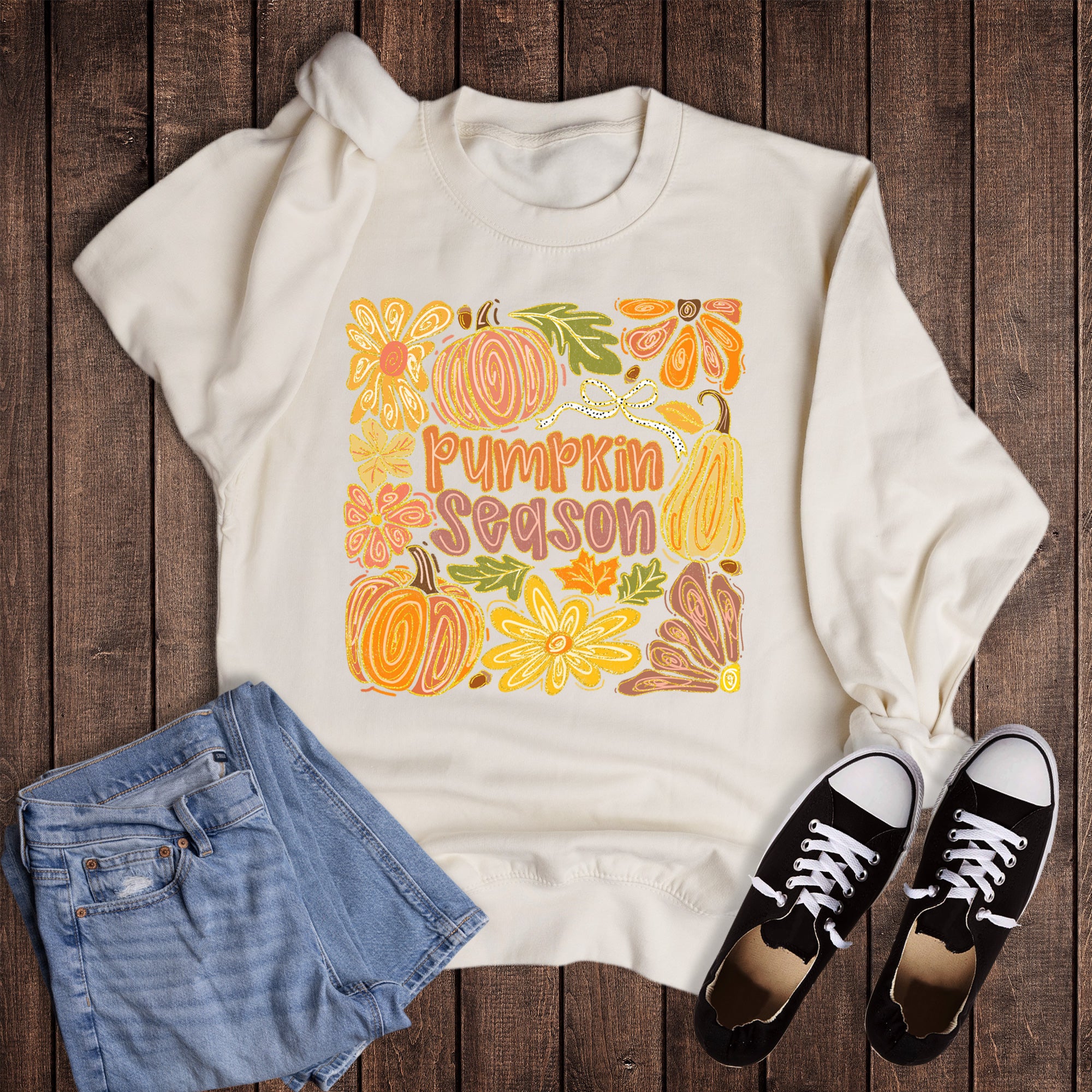 Fall Squash Pumpkin Season Sweatshirt