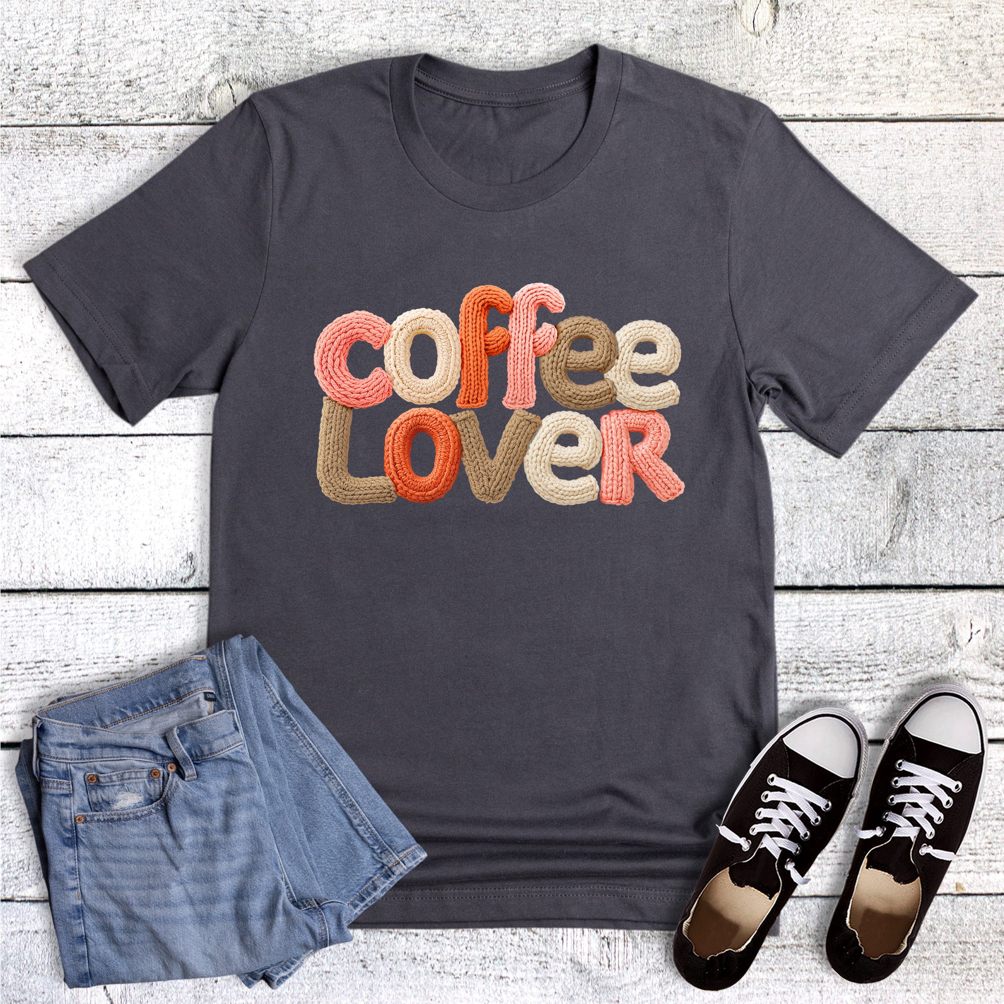 Faux Yarn Coffee Lover