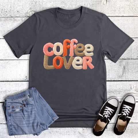 Faux Yarn Coffee Lover