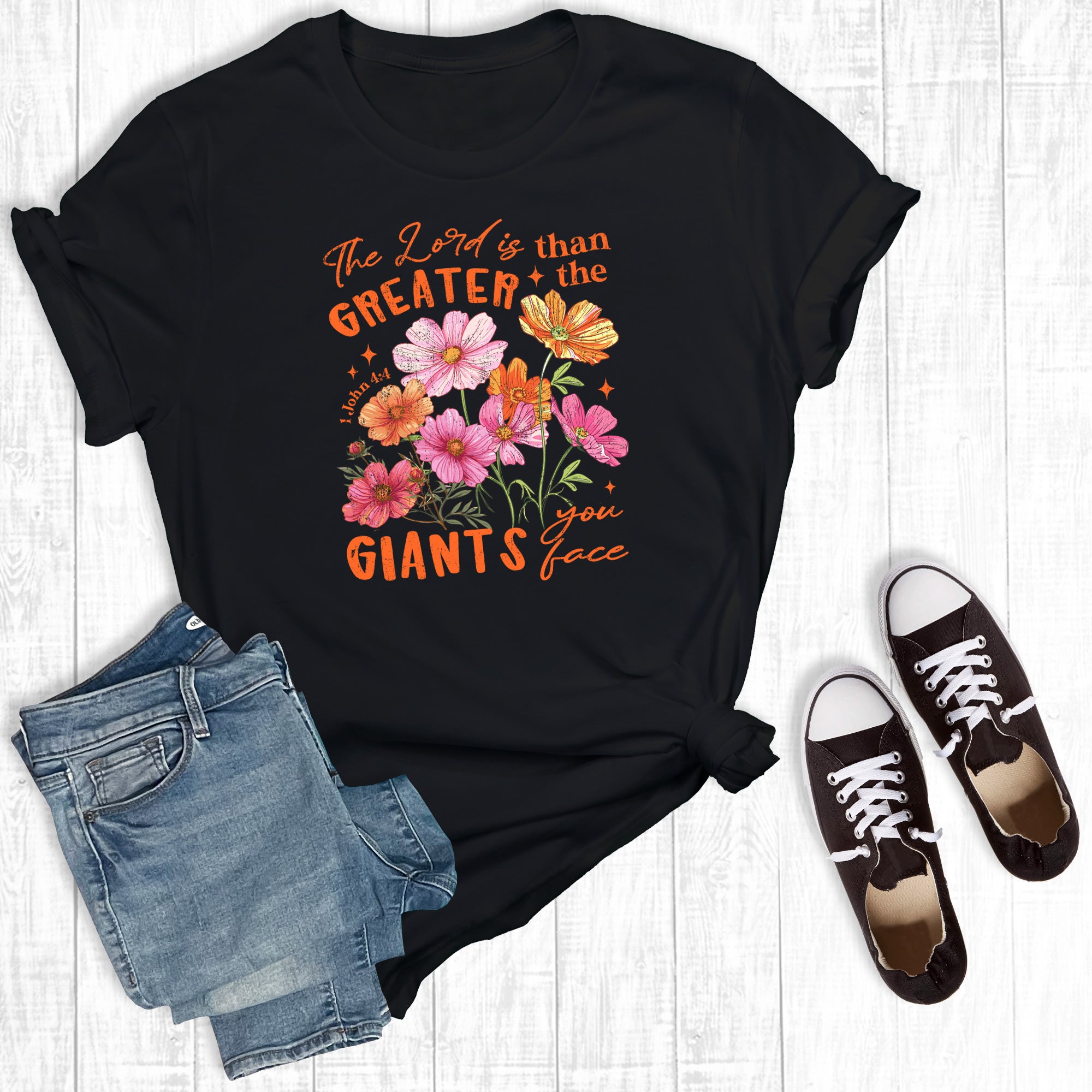 Floral Faith The Lord Is Greater