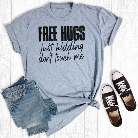 Free Hugs Not Really Light Grey