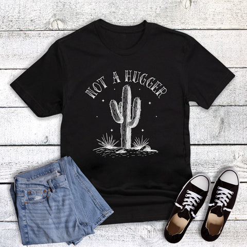 Funny Cactus Not a Hugger