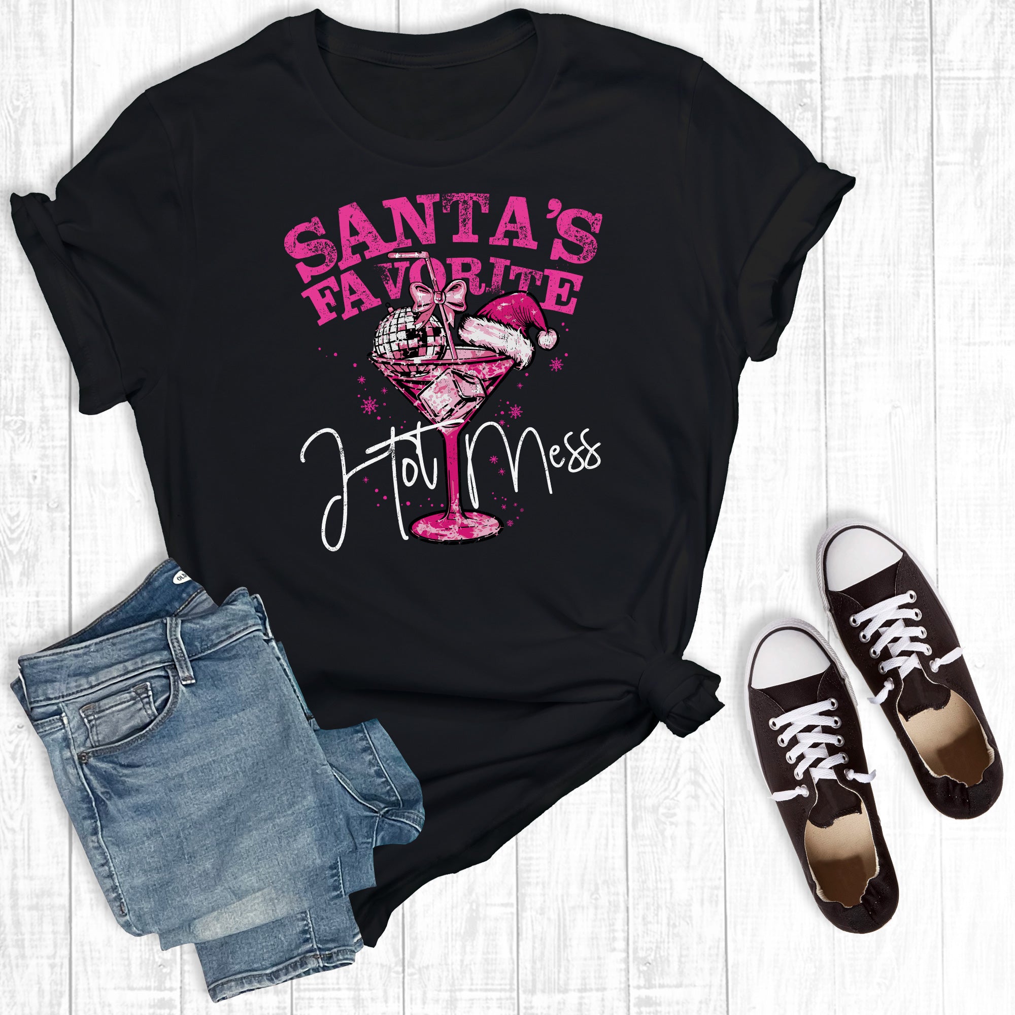 Funny Christmas Santa's Hot Mess