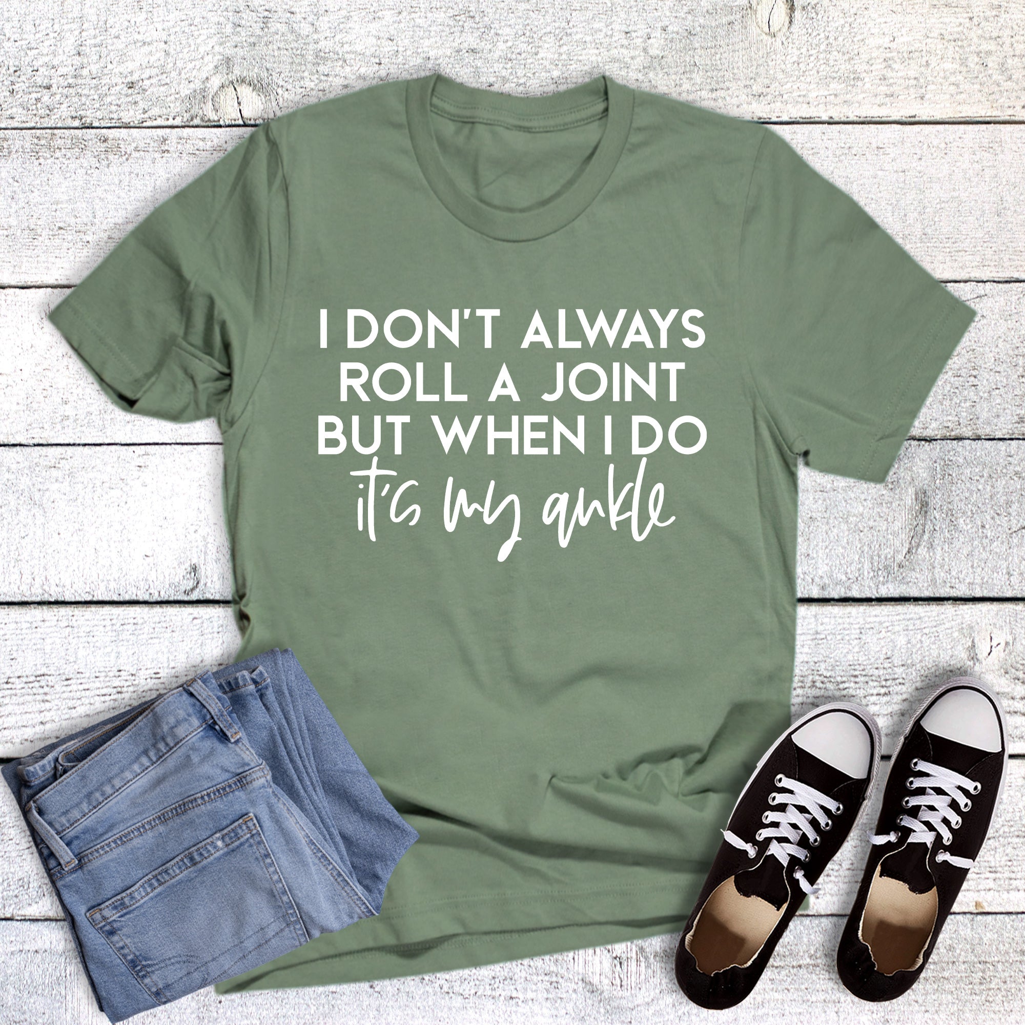 Funny Roll a Joint Ankle