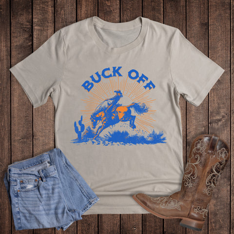 Funny Western Buck Off Cowgirl