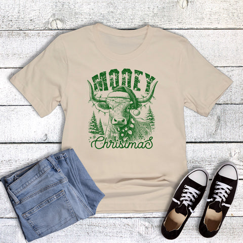 Funny Western Mooey Christmas