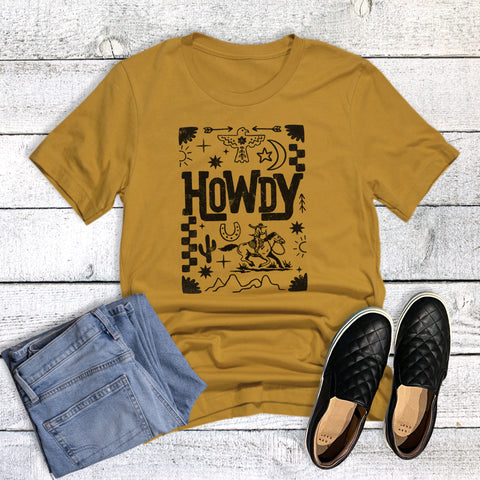 Howdy Floral Retro