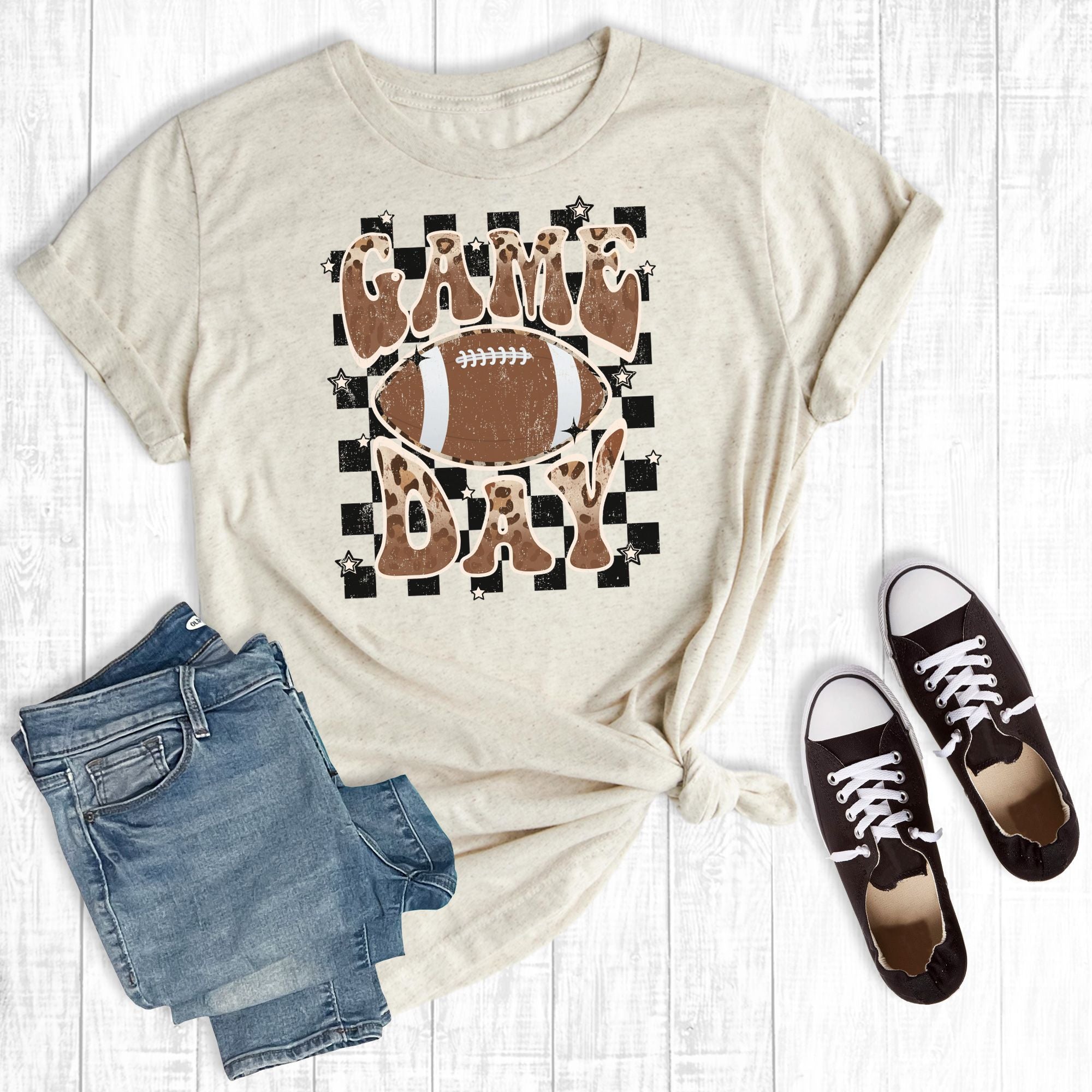 Leopard Game Day Football Cream