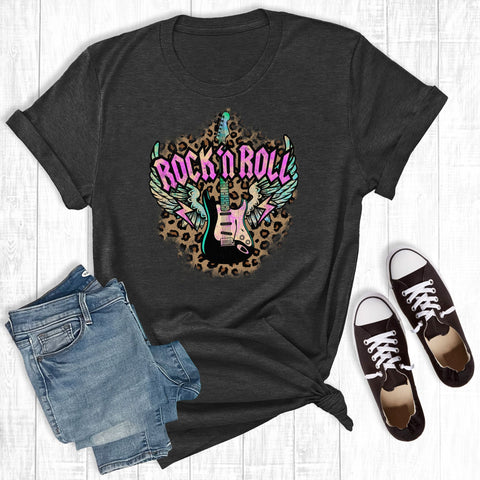 Leopard Rock And Roll Black