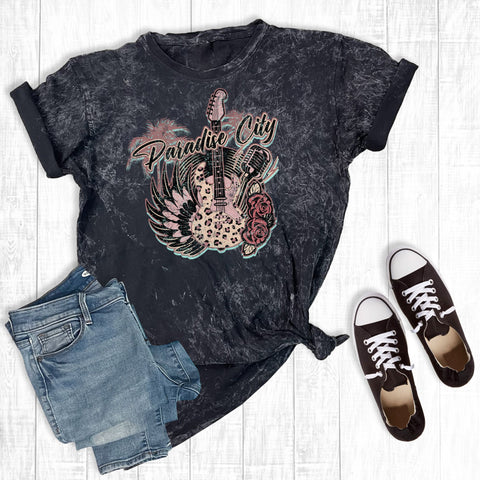 Paradise City Graphic Tee  Mineral Wash