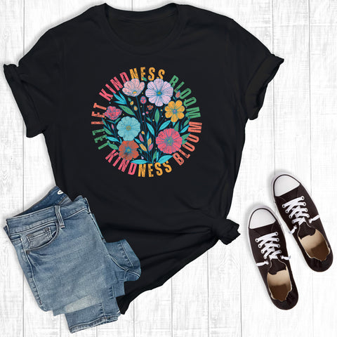 Retro Floral Let Kindness Bloom