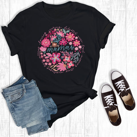 Retro Floral Loving Mama