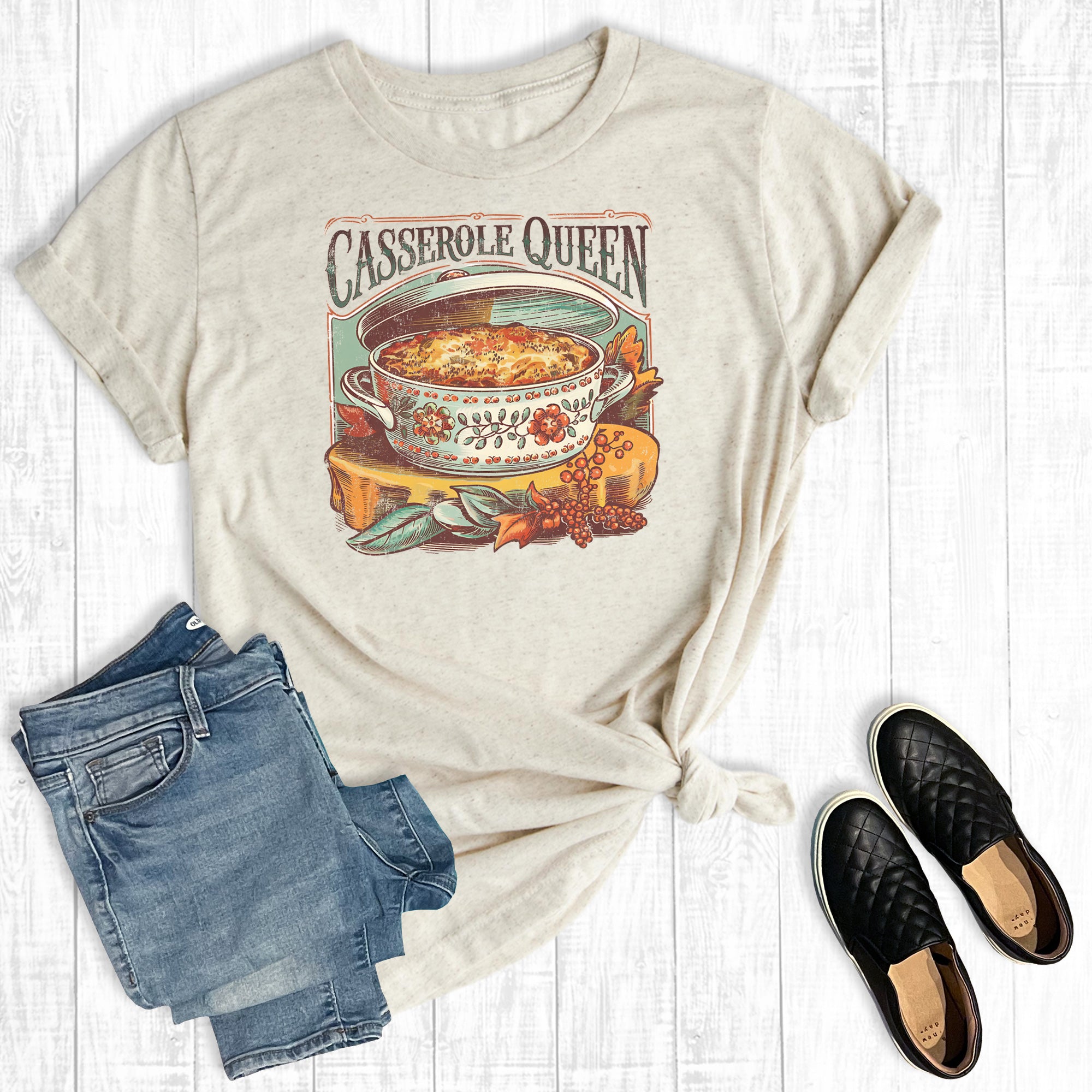 Retro Western Thanksgiving Casserole Queen