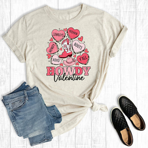 Retro Western Howdy Valentine