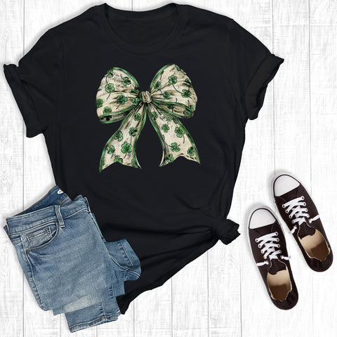 ST.Paddys Day Retro Coquette Bow