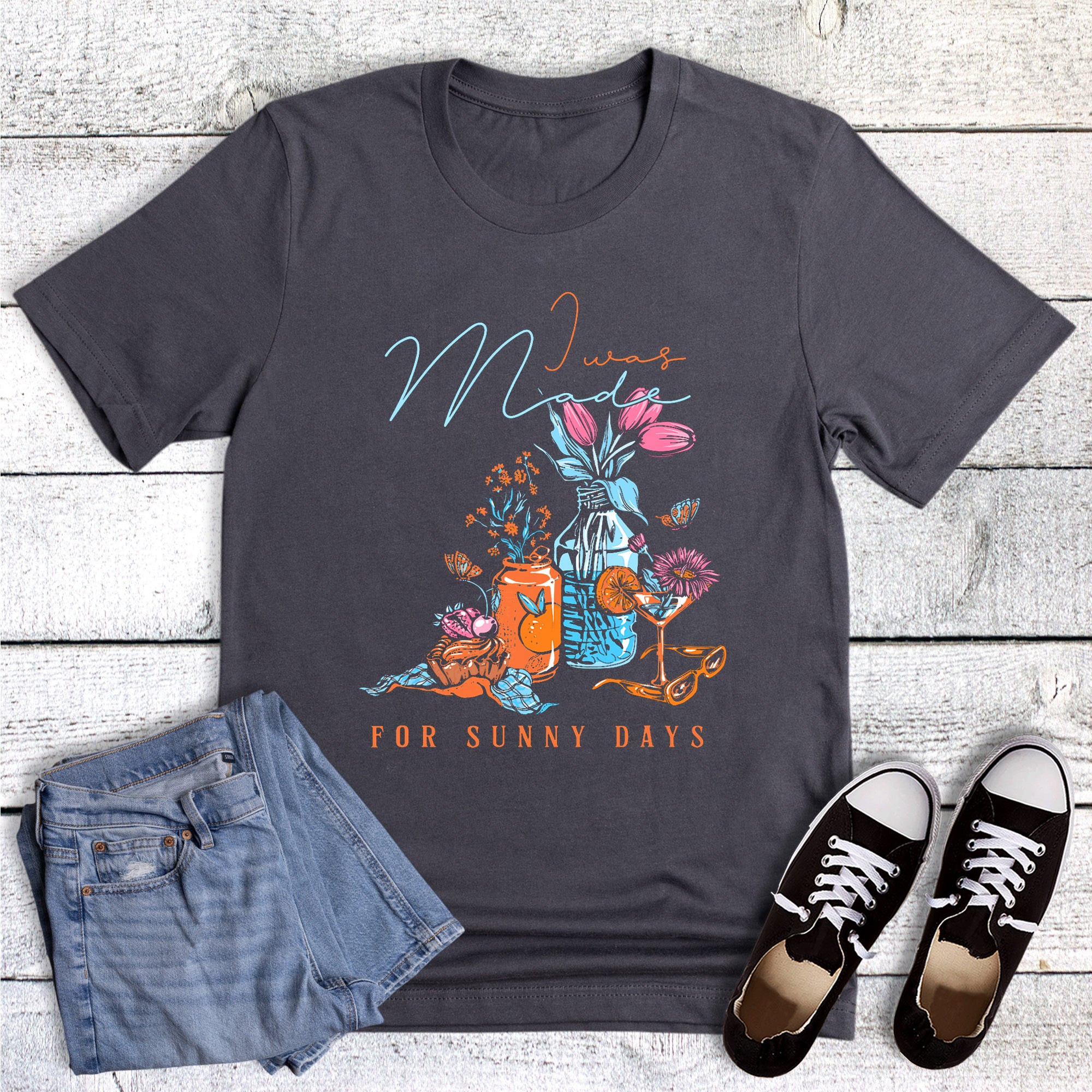 Summer Time I Was Made For Summer Days Graphic Tee