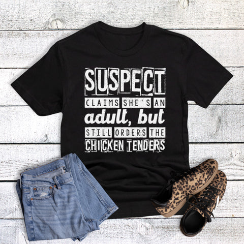 Suspect Claims She's an Adult Chicken Tenders