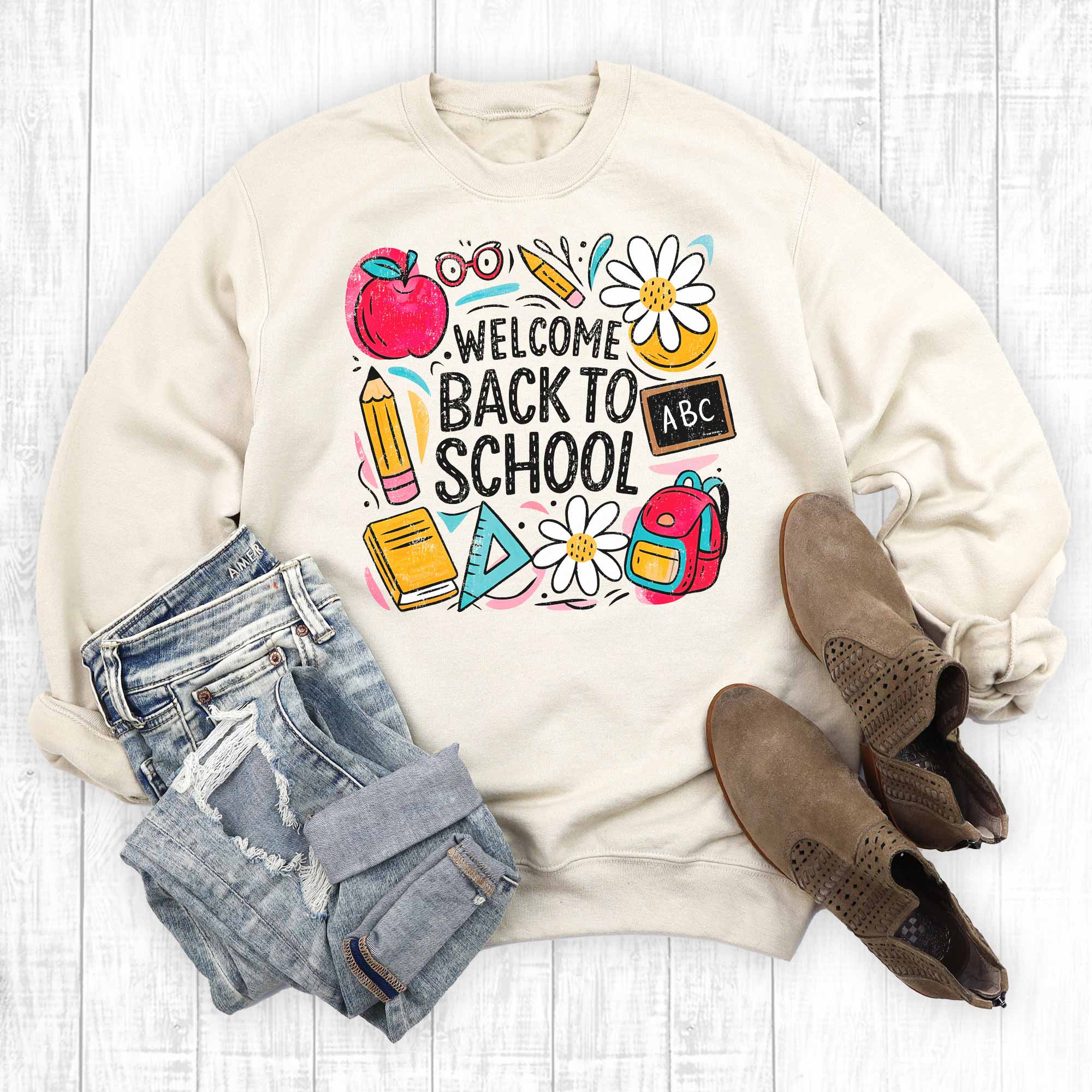 Teacher Welcome Back to School Sweatshirt