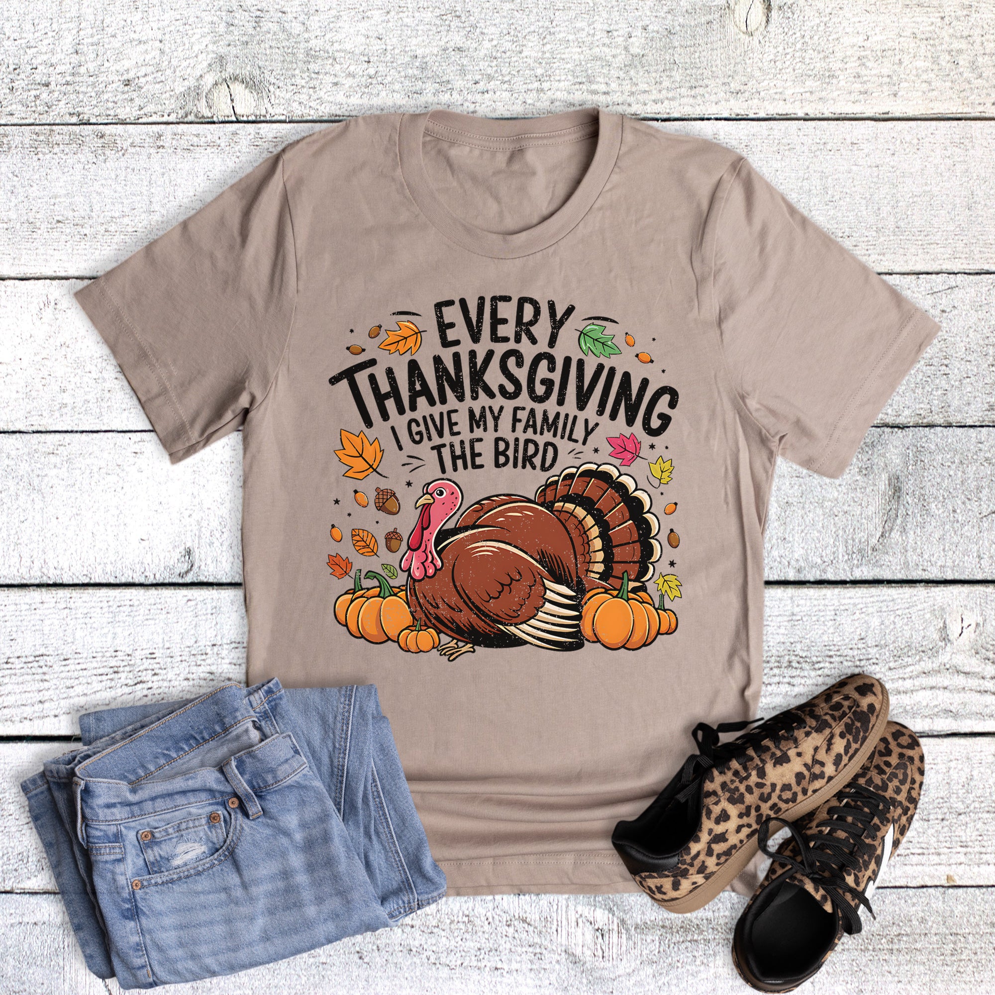 Thanksgiving Give My Family the Bird